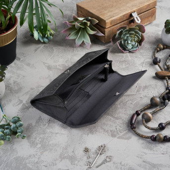 DUŻY PORTFEL ZE SKÓRY NATURALNEJ PAOLO PERUZZI IN-35-BL