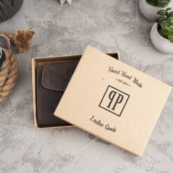 DAMSKI BRĄZOWY SKÓRZANY PORTFEL PAOLO PERUZZI RFID T-12-HBR