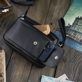 ZESTAW DLA NIEGO ZUP-65-BL: SKÓRZANA SASZETKA DO RĘKI T-56 I BILONÓWKA T-50