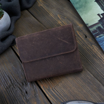 ZESTAW DLA NIEJ ZUP-64-BR: PORTFEL ZE SKÓRY T-11 I ETUI NA KLUCZE T-51