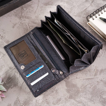 PORTFEL DAMSKI CZARNY DUŻY PAOLO PERUZZI T-09-BL