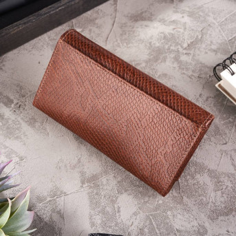 PORTFEL DAMSKI BRĄZOWY DUŻY PAOLO PERUZZI T-09-BR