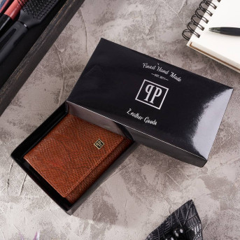 PORTFEL DAMSKI BRĄZOWY DUŻY PAOLO PERUZZI T-09-BR