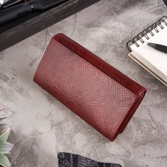 PORTFEL DAMSKI CZERWONY DUŻY PAOLO PERUZZI T-09-RD