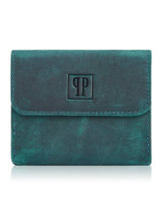 PORTFEL DAMSKI SKÓRZANY VINTAGE RETRO T-11-GR