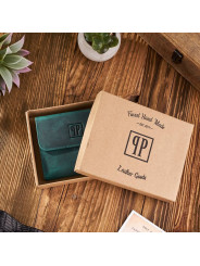 PORTFEL DAMSKI SKÓRZANY VINTAGE RETRO T-11-GR