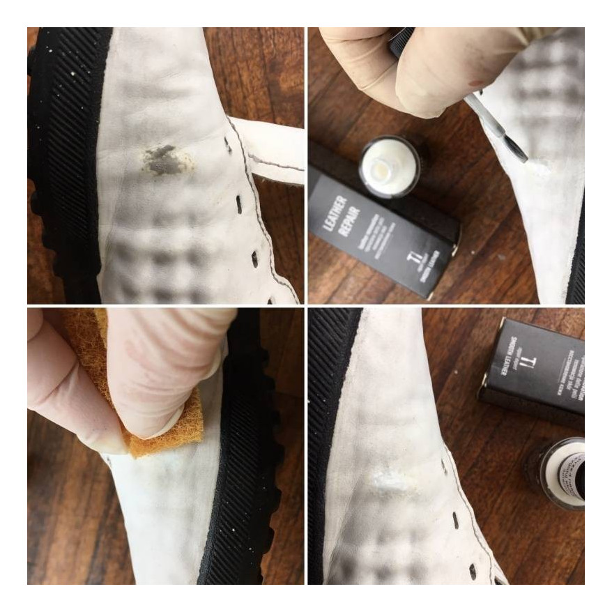 KOREKTOR DO FARBOWANIA SKÓR OBUWIA COCCINE BIAŁY 10ml