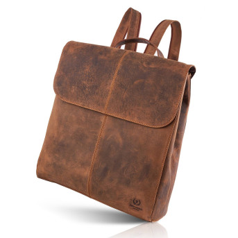 SKÓRZANY PLECAK DAMSKI A4 PAOLO PERUZZI T-72-HBR