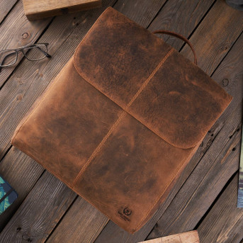 SKÓRZANY PLECAK DAMSKI A4 PAOLO PERUZZI T-72-HBR