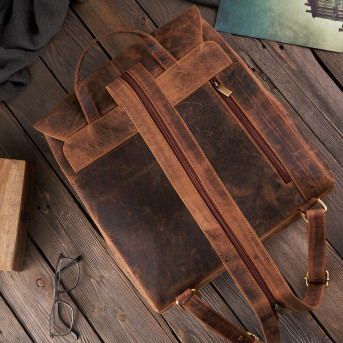 SKÓRZANY PLECAK DAMSKI A4 PAOLO PERUZZI T-72-HBR