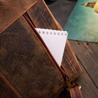 SKÓRZANY PLECAK DAMSKI A4 PAOLO PERUZZI T-72-HBR