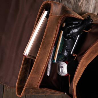 SKÓRZANY PLECAK DAMSKI A4 PAOLO PERUZZI T-72-HBR