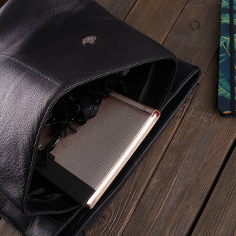 DUŻY PLECAK DAMSKI ZE SKÓRY NATURALNEJ PAOLO PERUZZI T-72-BL