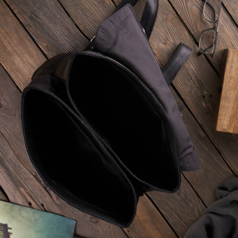 DUŻY PLECAK DAMSKI ZE SKÓRY NATURALNEJ PAOLO PERUZZI T-72-BL