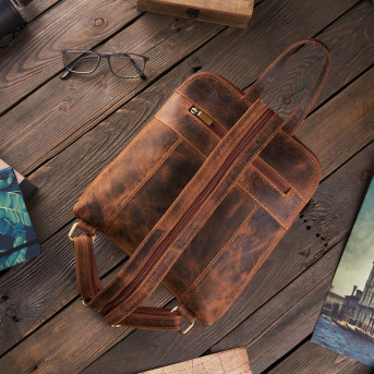 SKÓRZANY PLECAK DAMSKI PAOLO PERUZZI T-73-HBR