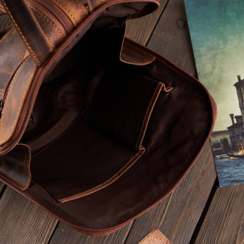 SKÓRZANY PLECAK DAMSKI PAOLO PERUZZI T-73-HBR