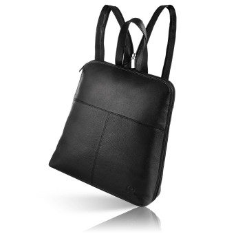 CZARNY PLECAK DAMSKI SKÓRA NATURALNA PAOLO PERUZZI T-73-BL