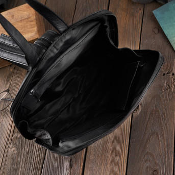 CZARNY PLECAK DAMSKI SKÓRA NATURALNA PAOLO PERUZZI T-73-BL