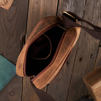 SKÓRZANA SASZETKA MĘSKA NA RAMIĘ PAOLO PERUZZI T-75-HBR