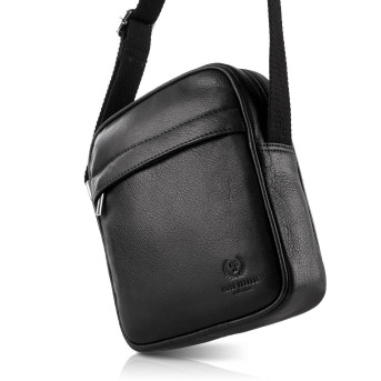 SKÓRZANA TOREBKA MĘSKA NA RAMIĘ PAOLO PERUZZI T-75-BL