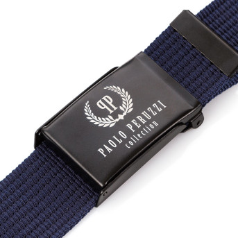 GRANATOWY PASEK PARCIANY PAOLO PERUZZI PW-09-105 CM