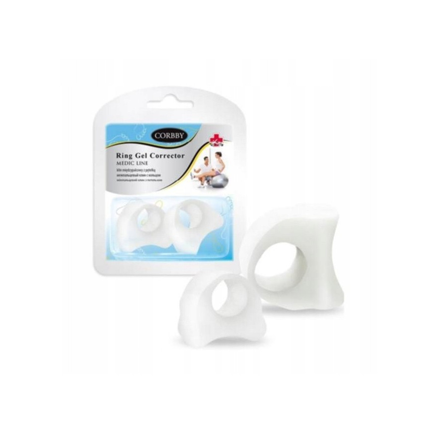 CORBBY RING CORECTOR SEPARATOR MIĘDZYPALCOWY Z PĘTELKĄ r. S