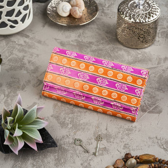 KOLOROWY PORTFEL DAMSKI SKÓRZANY PAOLO PERUZZI IN-37-OR