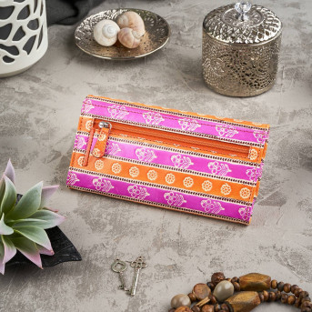 KOLOROWY PORTFEL DAMSKI SKÓRZANY PAOLO PERUZZI IN-37-OR