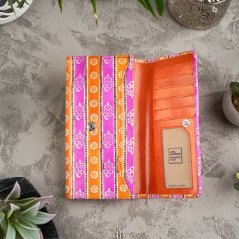 KOLOROWY PORTFEL DAMSKI SKÓRZANY PAOLO PERUZZI IN-37-OR