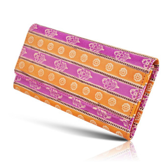 KOLOROWY PORTFEL DAMSKI SKÓRZANY PAOLO PERUZZI IN-37-OR