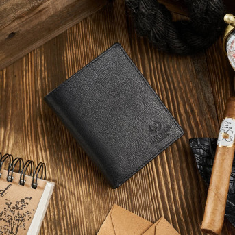 DUŻY SKÓRZANY PORTFEL MĘSKI RFID PAOLO PERUZZI IN-33-BL