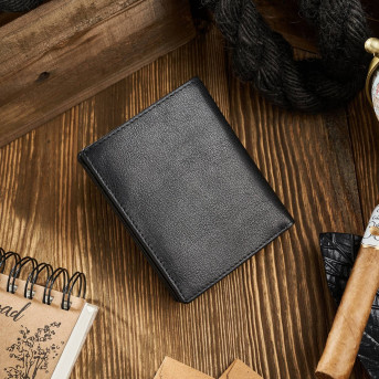 DUŻY SKÓRZANY PORTFEL MĘSKI RFID PAOLO PERUZZI IN-33-BL