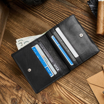 DUŻY SKÓRZANY PORTFEL MĘSKI RFID PAOLO PERUZZI IN-33-BL