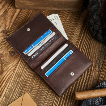 PORTFEL MĘSKI SKÓRA NATURALNA RFID PAOLO PERUZZI IN-33-BR