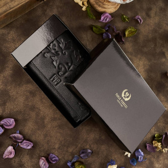 CZARNY SKÓRZANY PORTFEL DAMSKI PAOLO PERUZZI T-45-BL