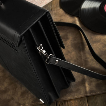 TECZKA MĘSKA ZE SKÓRY NATURALNEJ VINTAGE PAOLO PERUZZI T-80-HBL