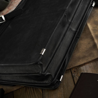 TECZKA MĘSKA ZE SKÓRY NATURALNEJ VINTAGE PAOLO PERUZZI T-80-HBL