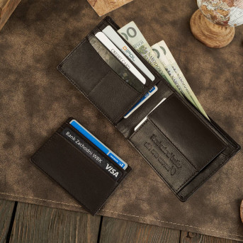 SKÓRZANY PORTFEL MĘSKI RFID PAOLO PERUZZI  T-78-BR