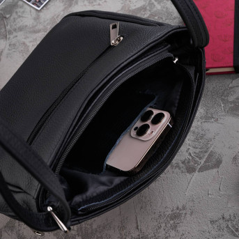 SKÓRZANA TOREBKA DAMSKA NA RAMIĘ PAOLO PERUZZI Z-52-BL