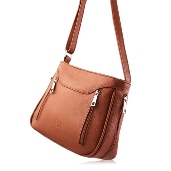 KONIAKOWA LISTONOSZKA DAMSKA SKÓRZANA PAOLO PERUZZI Z-52-CG