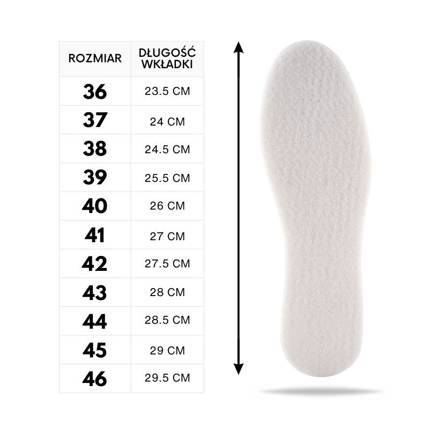 R. 40 - Wkładki do butów podgumowane rubber double deluxe Paolo Peruzzi 02W40