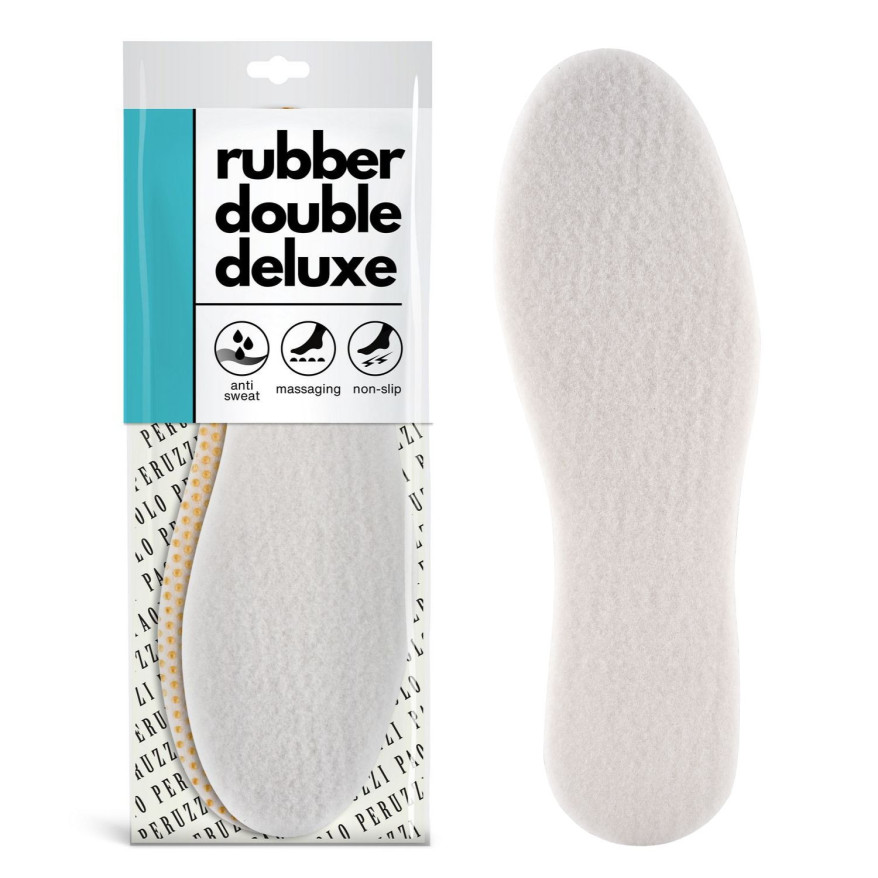 R. 41 - Wkładki do butów podgumowane rubber double deluxe Paolo Peruzzi 02W41