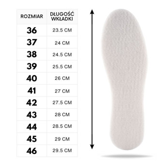 R. 41 - Wkładki do butów podgumowane rubber double deluxe Paolo Peruzzi 02W41