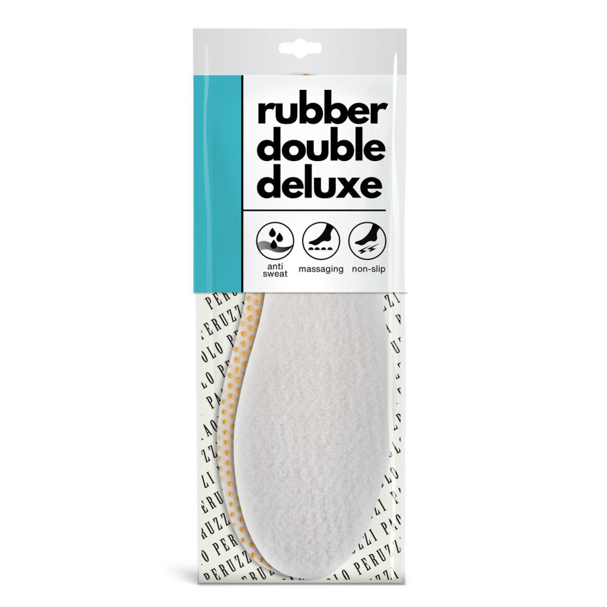 R. 46 - Wkładki do butów podgumowane rubber double deluxe Paolo Peruzzi 02W46