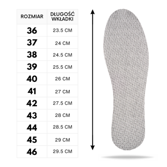 R. 37 – Wkładki lateksowe do butów stop odor carbon Paolo Peruzzi 03W37