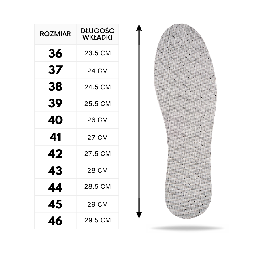 R. 41 – Wkładki lateksowe do butów stop odor carbon Paolo Peruzzi 03W41