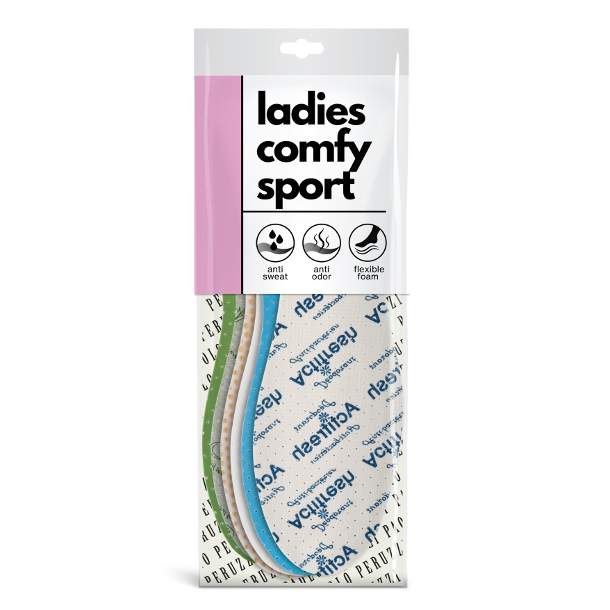 R. 36 – ZESTAW WKŁADEK DAMSKICH LADIES COMFY SPORT 10W36 PAOLO PERUZZI