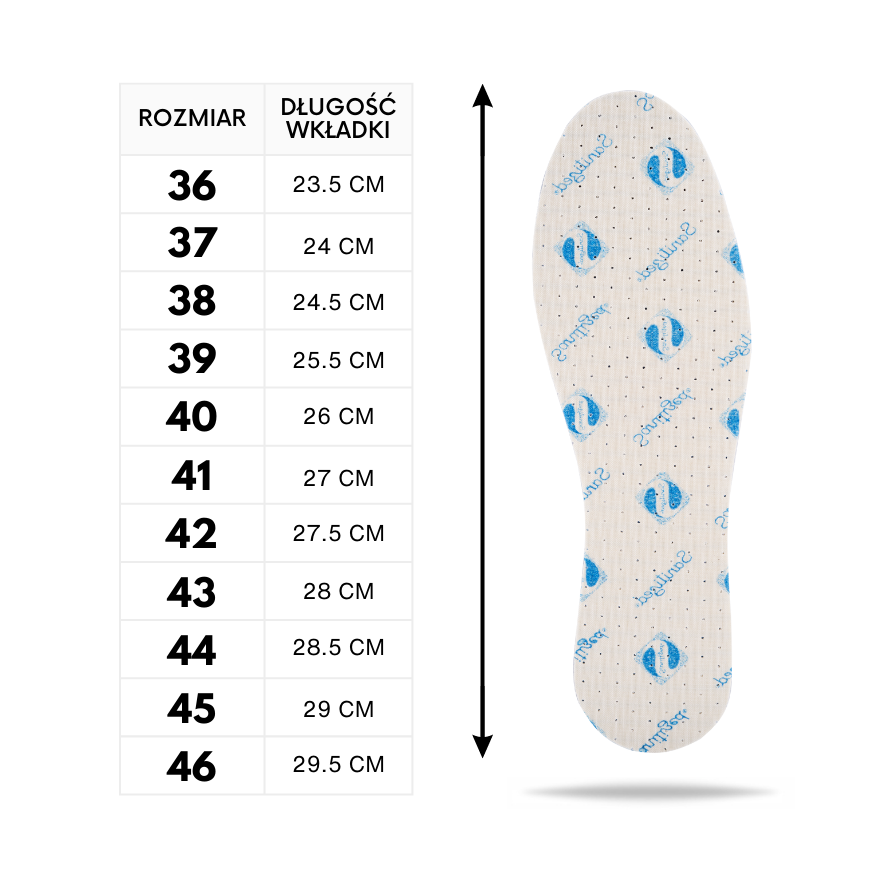 R. 45 – Wkładki do butów odświeżające super fresh breath Paolo Peruzzi 08W45
