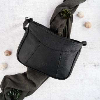 MAŁA SKÓRZANA TOREBKA DAMSKA PAOLO PERUZZI Z-54-BL