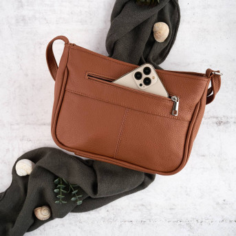 KONIAKOWA TOREBKA DAMSKA ZE SKÓRY PAOLO PERUZZI Z-54-CG